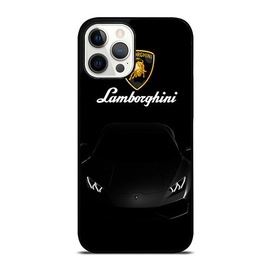 LAMBORGHINI BLACK CAR iPhone 12 Pro Max Case Cover