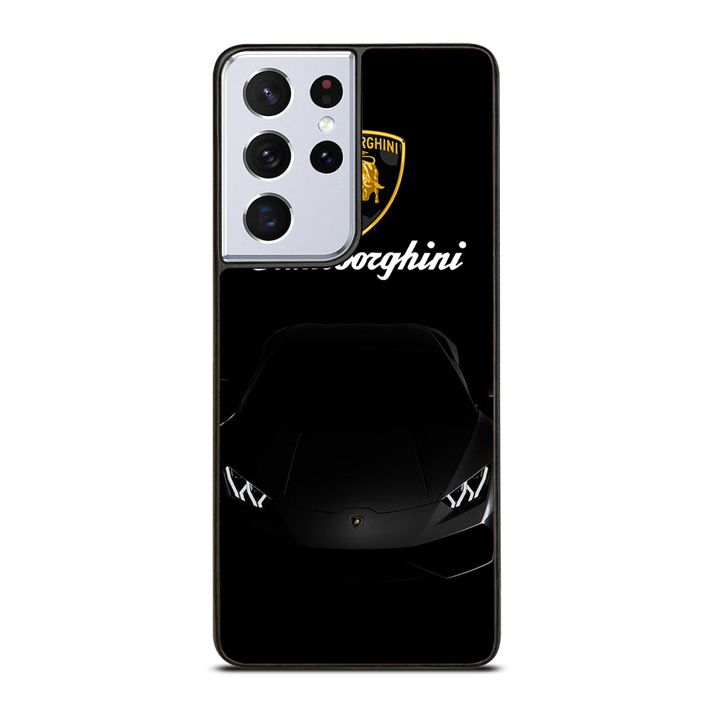 LAMBORGHINI BLACK CAR Samsung Galaxy S21 Ultra Case Cover
