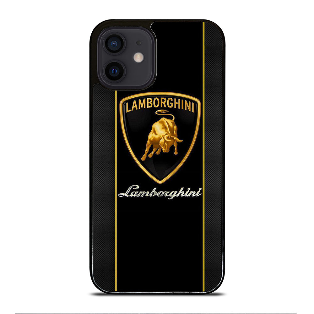 LAMBORGHINI STRIPE BLACK iPhone 12 Mini Case Cover