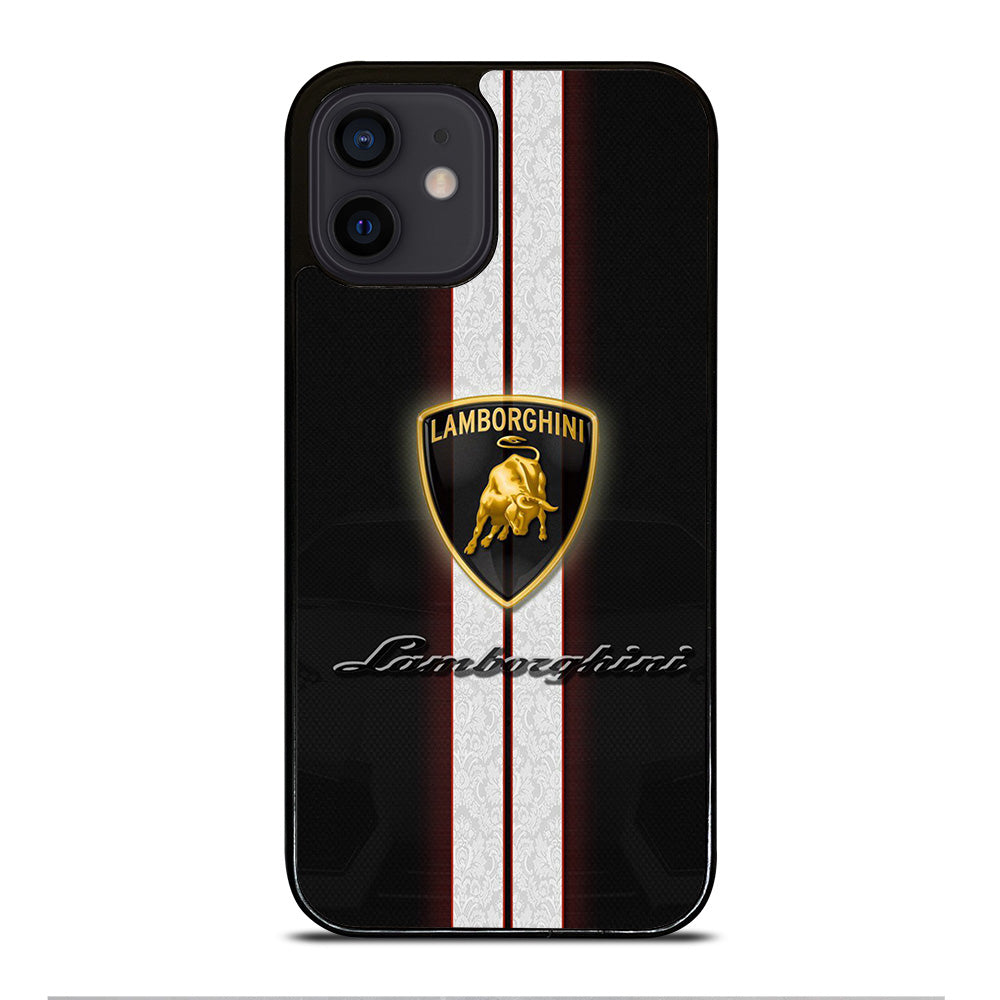 LAMBORGHINI STRIPE LOGO iPhone 12 Mini Case Cover