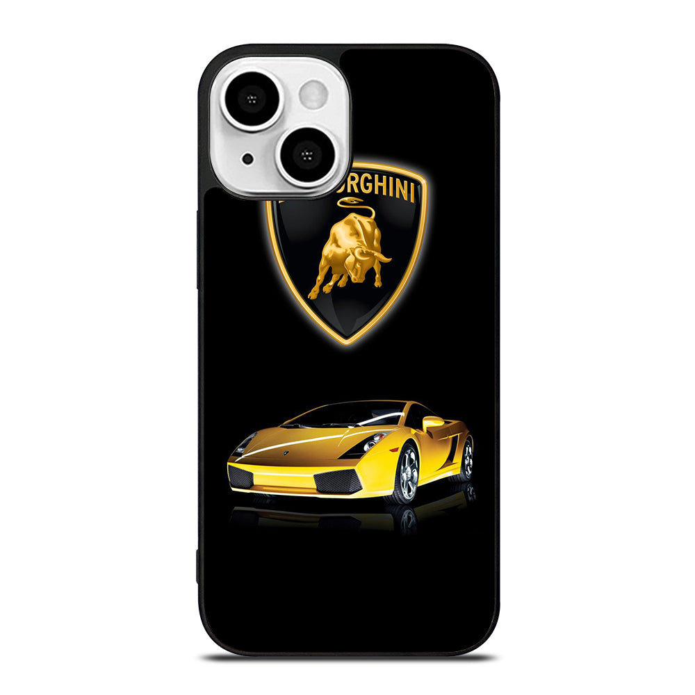 LAMBORGHINI YELLOW CAR LOGO iPhone 13 Mini Case Cover
