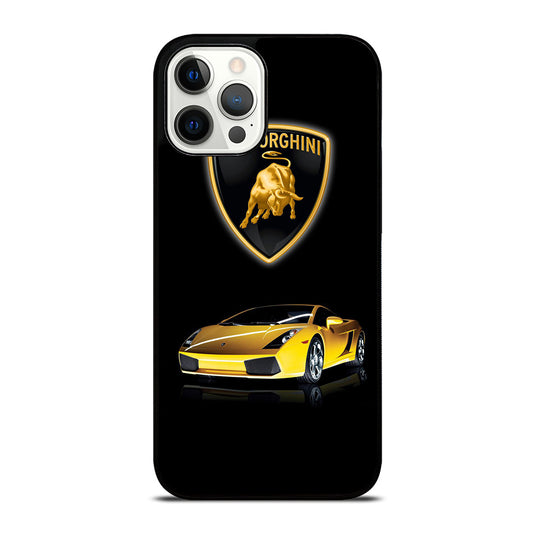 LAMBORGHINI YELLOW CAR LOGO iPhone 12 Pro Max Case Cover