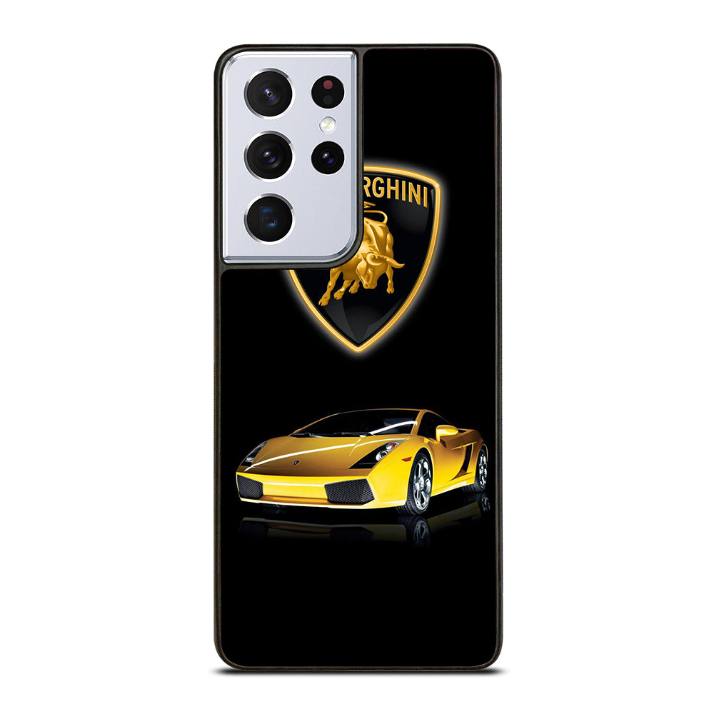 LAMBORGHINI YELLOW CAR LOGO Samsung Galaxy S21 Ultra Case Cover