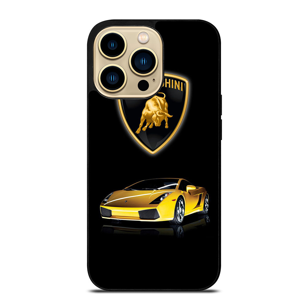 LAMBORGHINI YELLOW CAR LOGO iPhone 14 Pro Max Case Cover