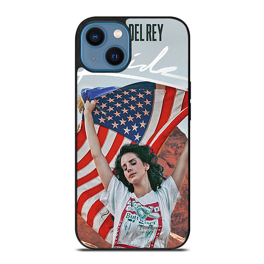 LANA DEL REY AMERICAN FLAG iPhone 14 Case Cover