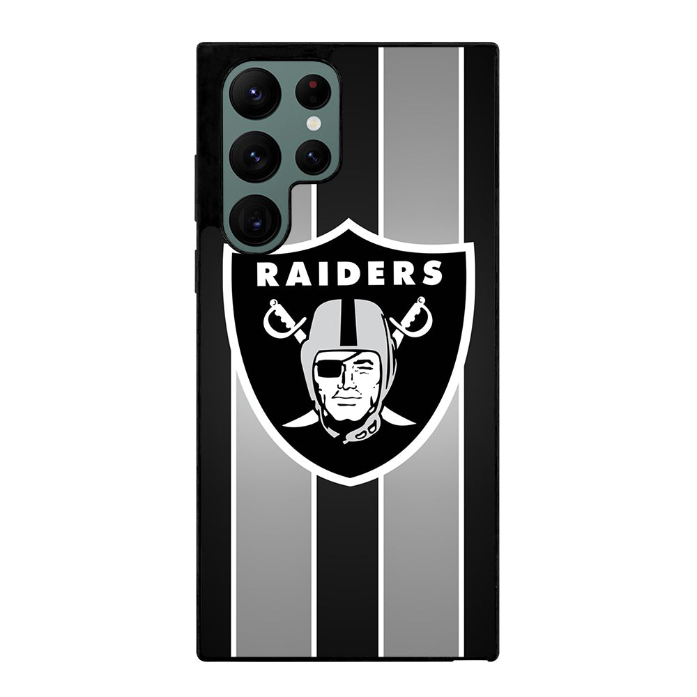 LAS VEGAS RAIDERS STRIPE Samsung Galaxy S22 Ultra Case Cover