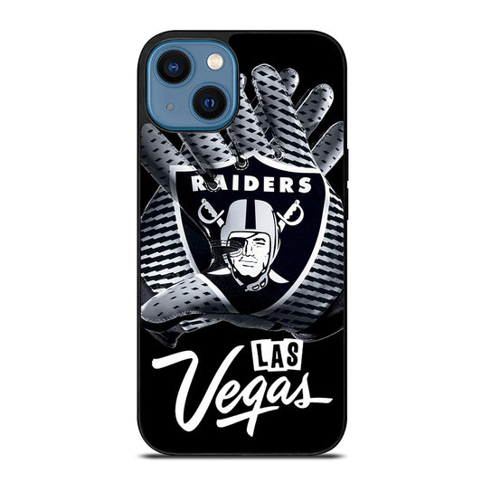 LAS VEGAS RAIDERS GLOVES iPhone 14 Case Cover