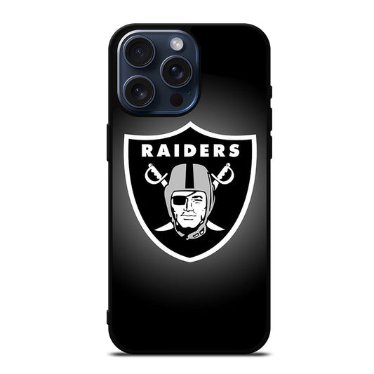 LAS VEGAS RAIDERS NFL LOGO 1 iPhone 15 Pro Max Case Cover