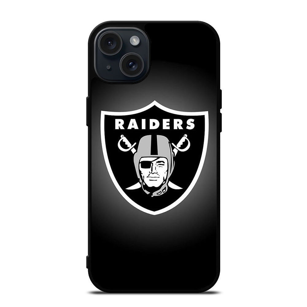 LAS VEGAS RAIDERS NFL LOGO 1 iPhone 15 Plus Case Cover – casecentro