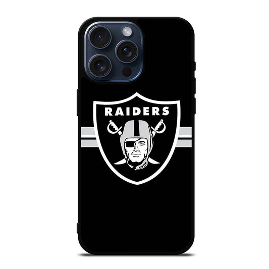 LAS VEGAS RAIDERS NFL LOGO 2 iPhone 15 Pro Max Case Cover