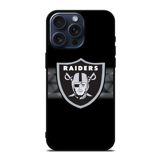 LAS VEGAS RAIDERS NFL LOGO iPhone 15 Pro Max Case Cover
