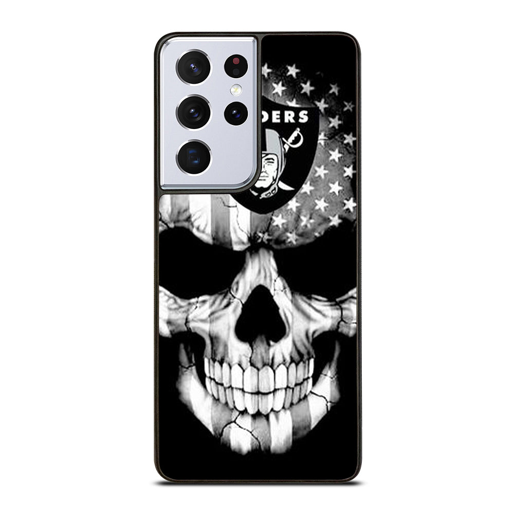 LAS VEGAS RAIDERS SKULL LOGO Samsung Galaxy S21 Ultra Case Cover