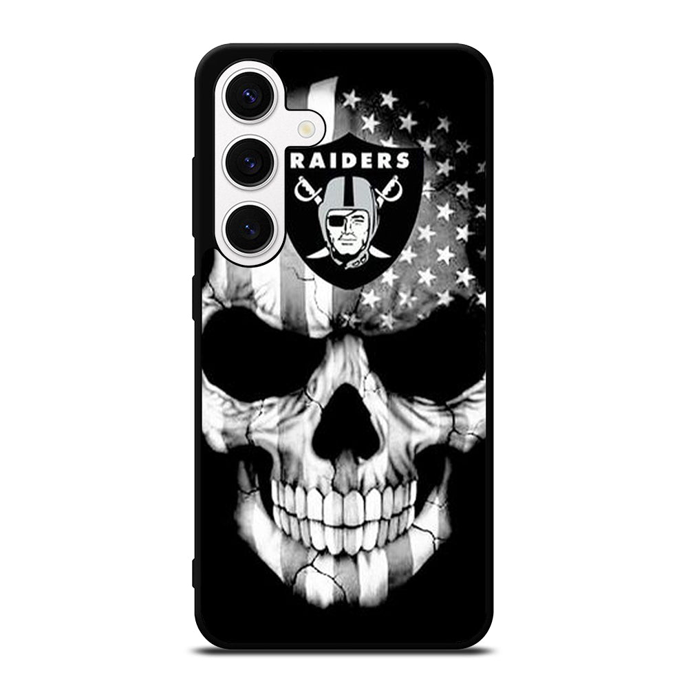 LAS VEGAS RAIDERS SKULL LOGO Samsung Galaxy S24 Case Cover