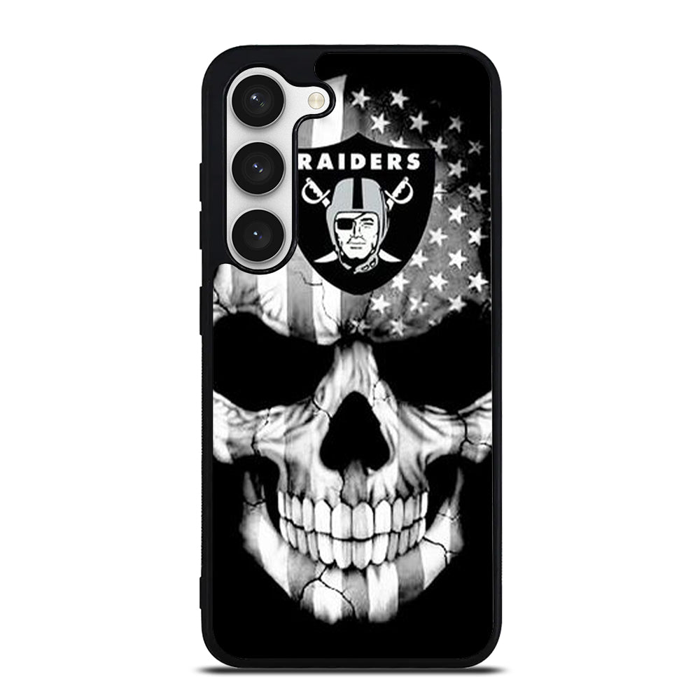 LAS VEGAS RAIDERS SKULL LOGO Samsung Galaxy S23 Case Cover