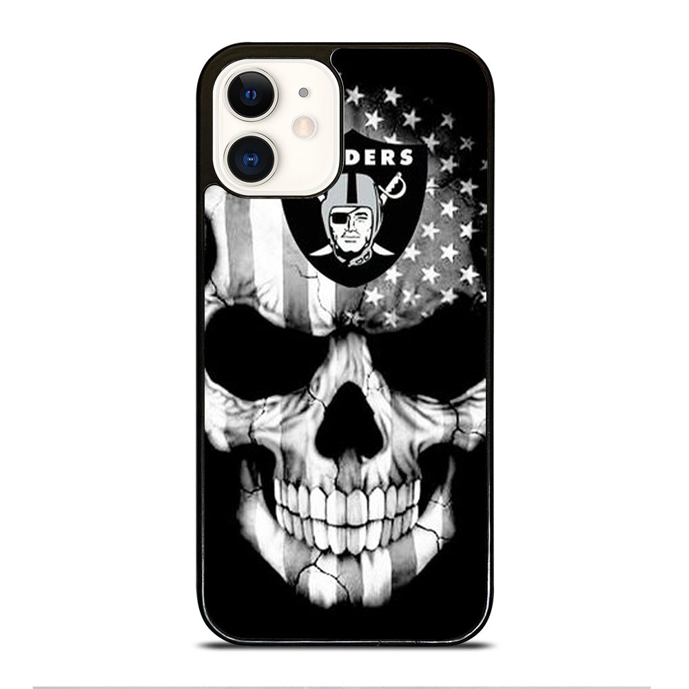 LAS VEGAS RAIDERS SKULL LOGO iPhone 12 Case Cover