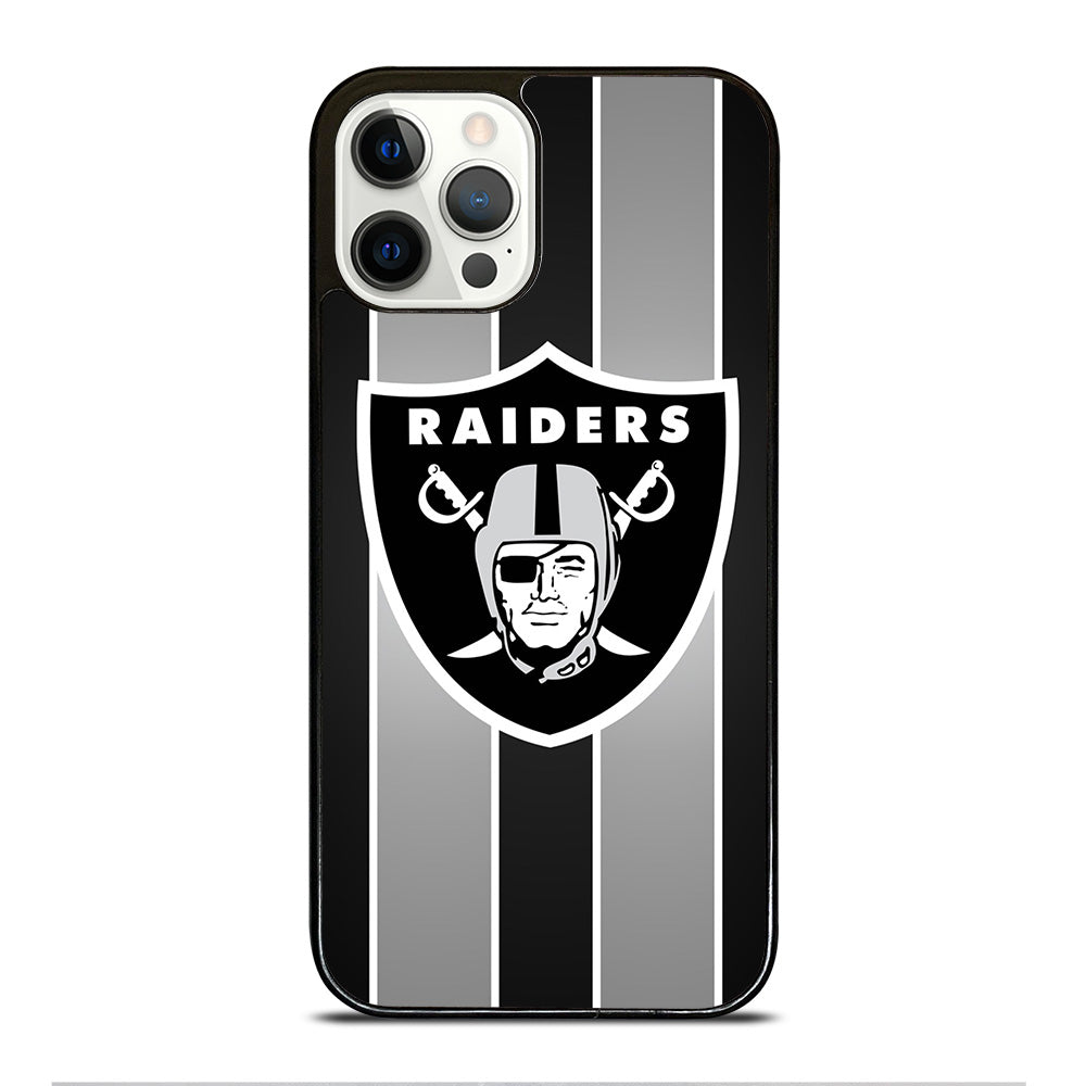 LAS VEGAS RAIDERS STRIPE iPhone 12 Pro Case Cover