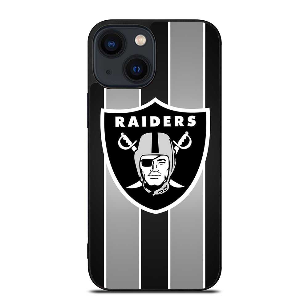 LAS VEGAS RAIDERS STRIPE iPhone 14 Plus Case Cover