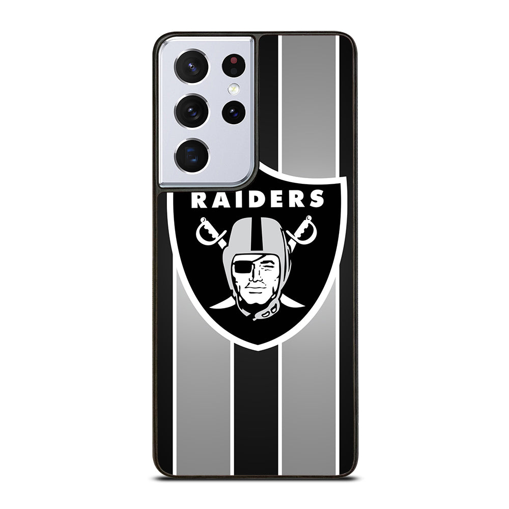 LAS VEGAS RAIDERS STRIPE Samsung Galaxy S21 Ultra Case Cover