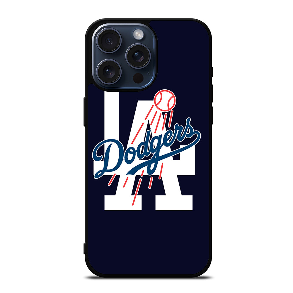 LA DODGERS BASEBALL LOGO 2 iPhone 15 Pro Max Case Cover