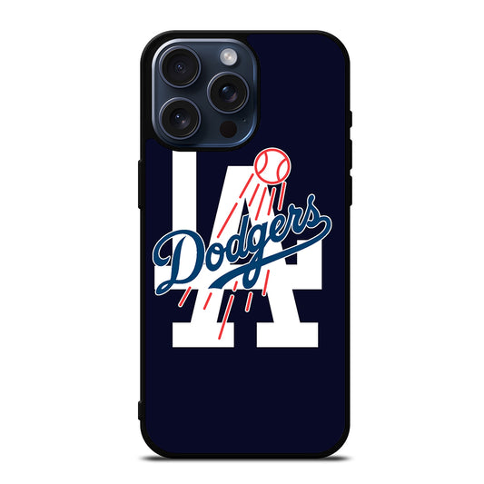 LA DODGERS BASEBALL LOGO 2 iPhone 15 Pro Max Case Cover