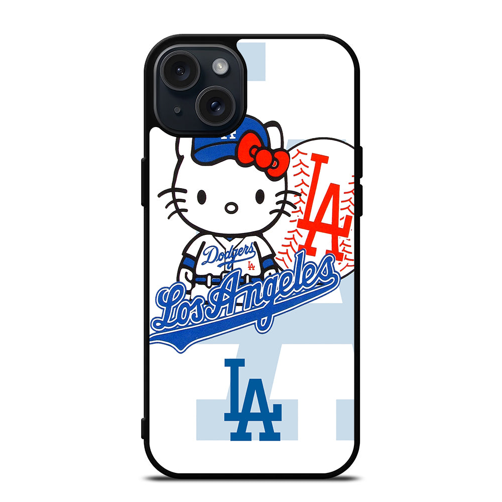 LA DODGERS HELLO KITTY MLB 1 iPhone 15 Plus Case Cover