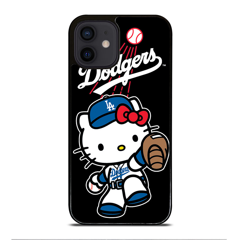 LA DODGERS HELLO KITTY MLB 2 iPhone 12 Mini Case Cover