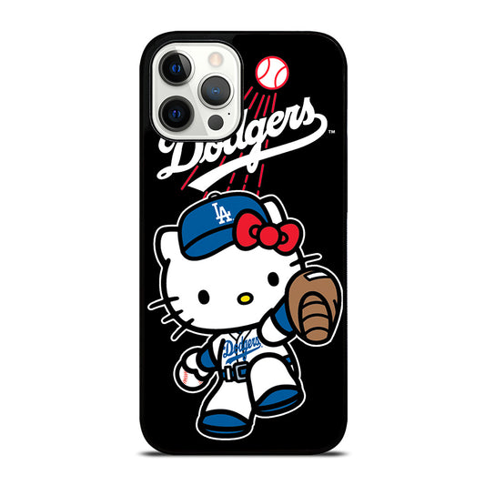 LA DODGERS HELLO KITTY MLB 2 iPhone 12 Pro Max Case Cover