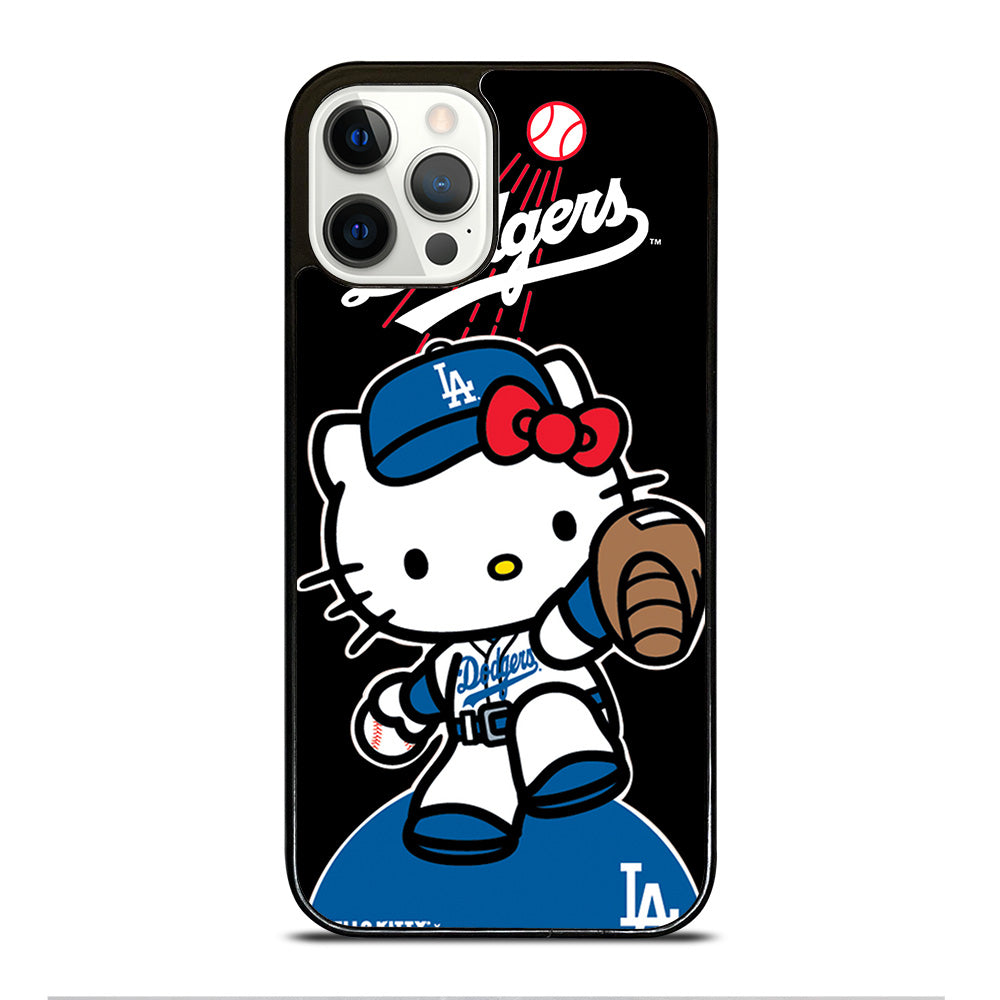 LA DODGERS HELLO KITTY MLB 3 iPhone 12 Pro Case Cover