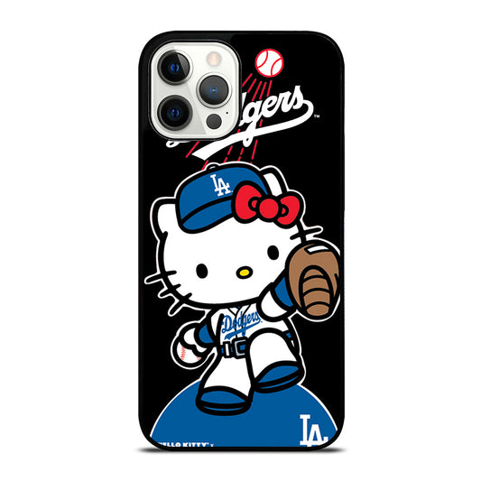LA DODGERS HELLO KITTY MLB 3 iPhone 12 Pro Max Case Cover