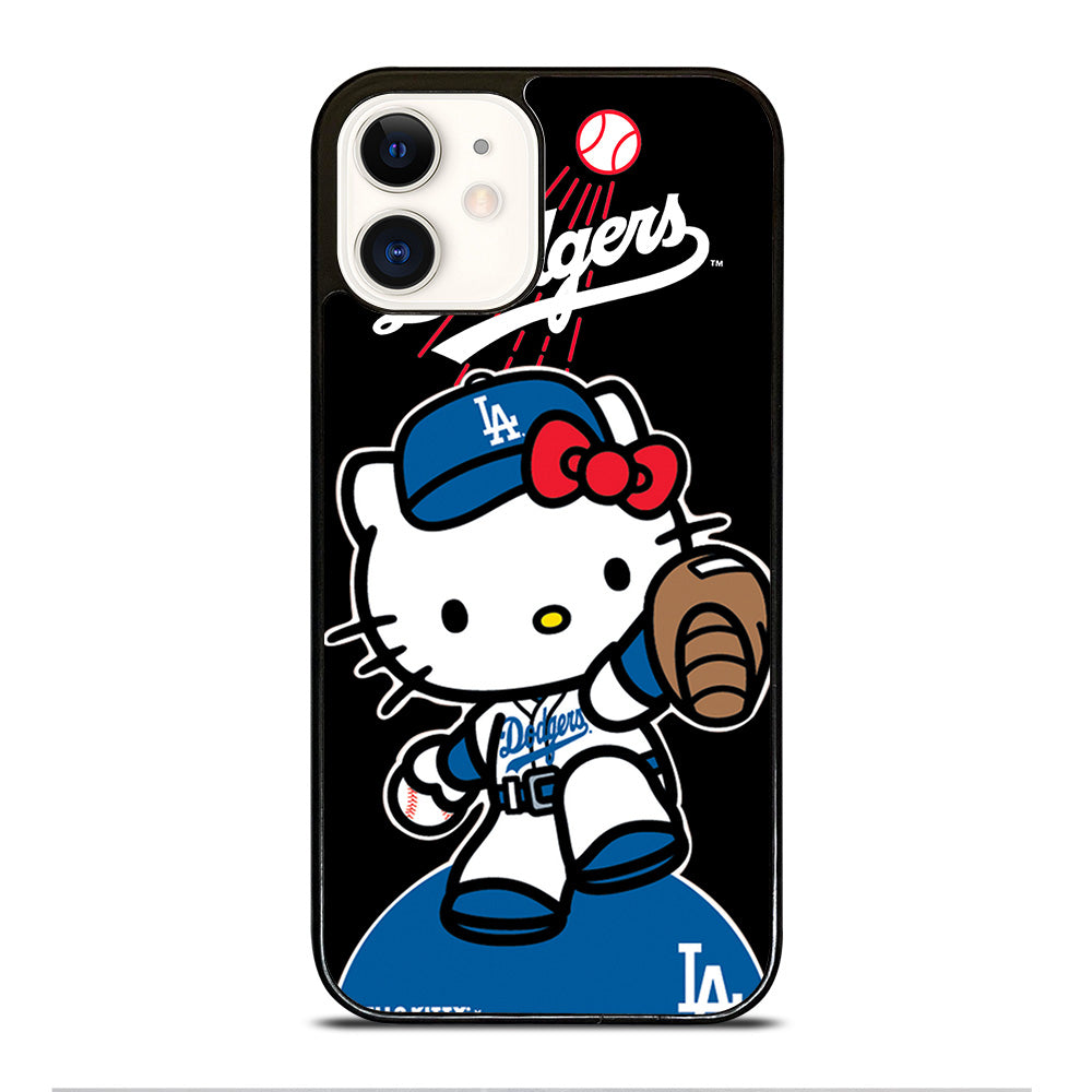 LA DODGERS HELLO KITTY MLB 3 iPhone 12 Case Cover