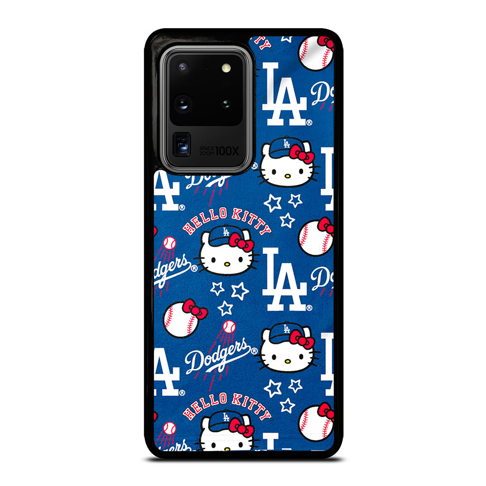 LA DODGERS HELLO KITTY PATTERN Samsung Galaxy S20 Ultra Case Cover
