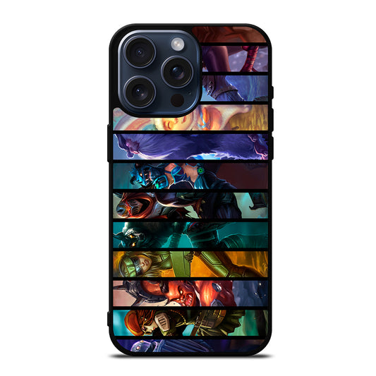 LEAGUE OF LEGENDS CHAMPIONS iPhone 15 Pro Max Case Cover