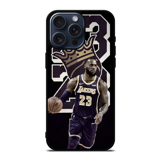 LEBRON JAMES KING iPhone 15 Pro Max Case Cover
