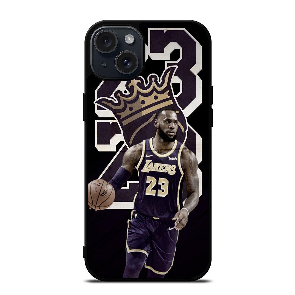 LEBRON JAMES KING iPhone 15 Plus Case Cover casecentro LEBRON JAMES KING iPhone 15 Plus Case Cover casecentro