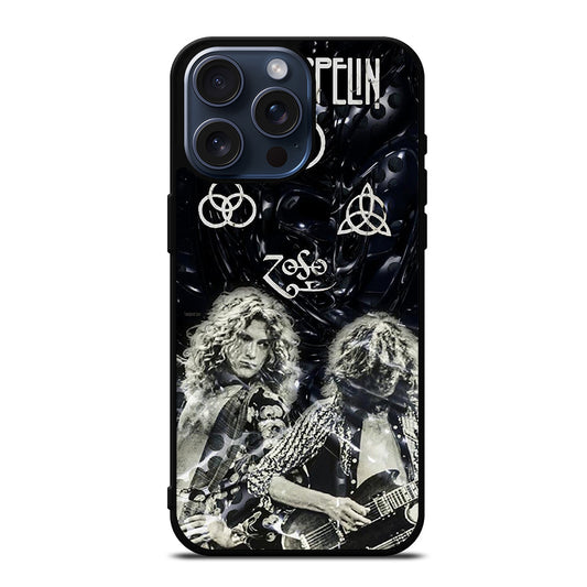 LED ZEPPELIN ROCK BAND iPhone 15 Pro Max Case Cover