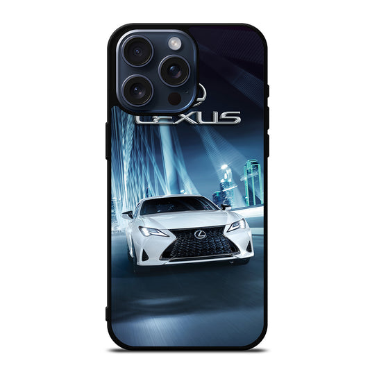 LEXUS WHITE CAR iPhone 15 Pro Max Case Cover