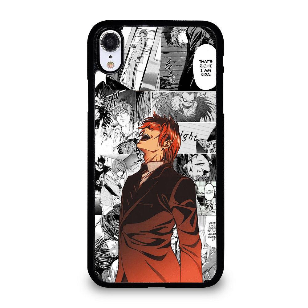 LIGHT YAGAMI DEATH NOTE COMIC iPhone XR Case Cover casecentro