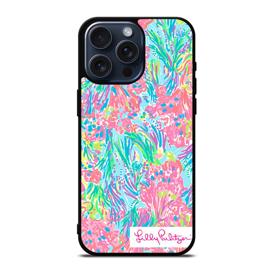 LILLY PULITZER PALM BEACH CORAL iPhone 15 Pro Max Case Cover