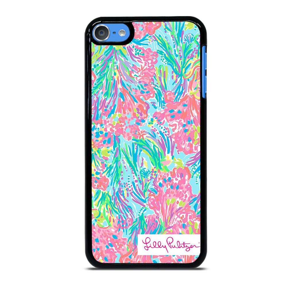 LILLY PULITZER PALM BEACH CORAL iPod Touch 7 Case Cover casecentro LILLY PULITZER PALM BEACH CORAL iPod Touch 7 Case Cover casecentro