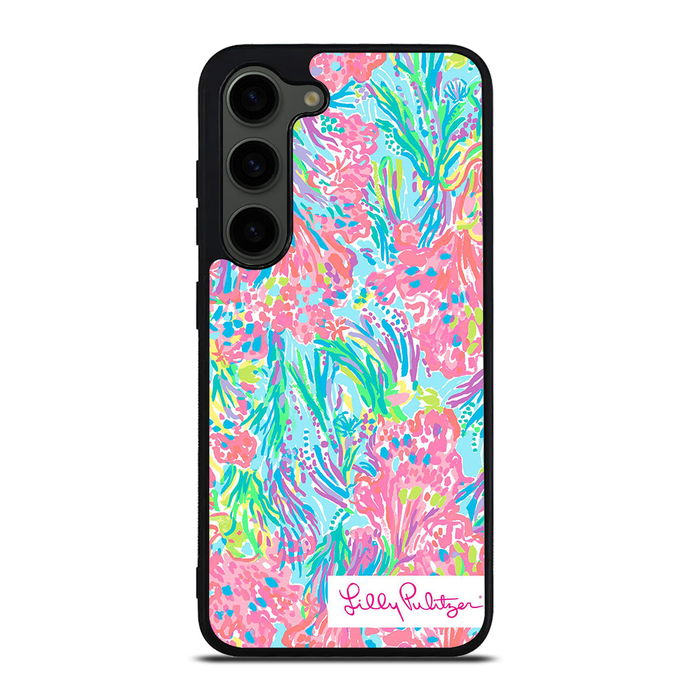 LILLY PULITZER PALM BEACH CORAL Samsung Galaxy S23 Plus Case Cover