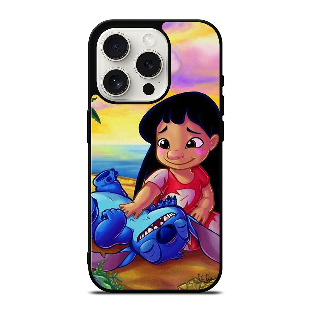LILO AND STITCH ART iPhone 15 Pro Case Cover