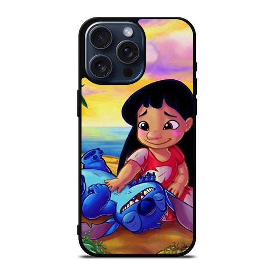 LILO AND STITCH ART iPhone 15 Pro Max Case Cover