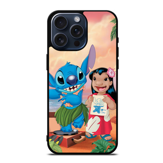 LILO AND STITCH CARTOON iPhone 15 Pro Max Case Cover