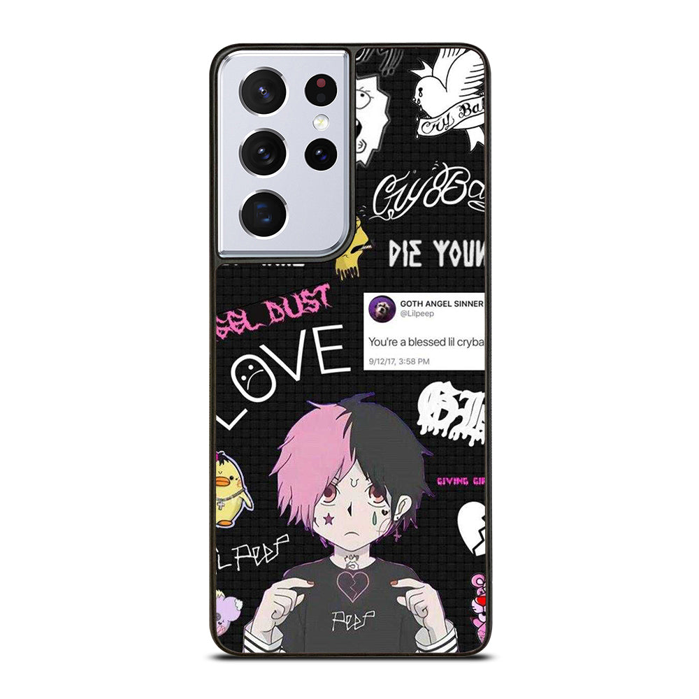LIL PEEP RAPPER CARTOON Samsung Galaxy S21 Ultra Case Cover