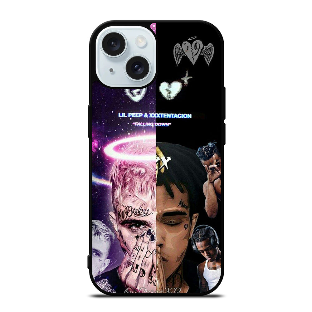 LIL PEEP X JUICE WRLD XXTENTACION RAPPER iPhone 15 Case Cover