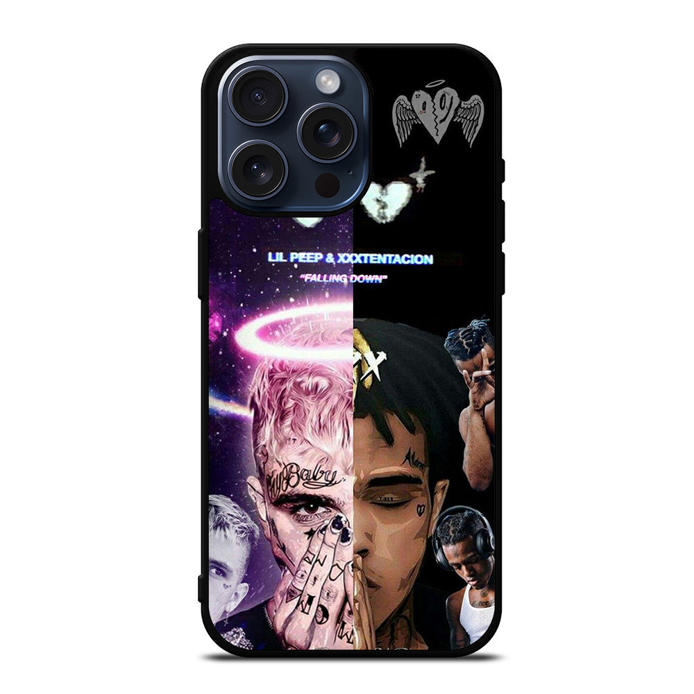 LIL PEEP X JUICE WRLD XXTENTACION RAPPER iPhone 15 Pro Max Case Cover