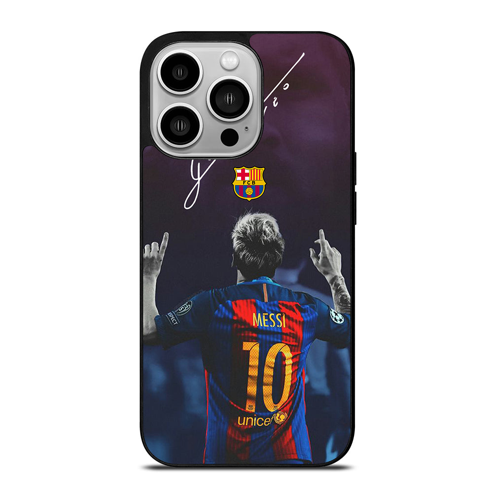 LIONEL MESSI 10 FCB 4 iPhone 14 Pro Case Cover