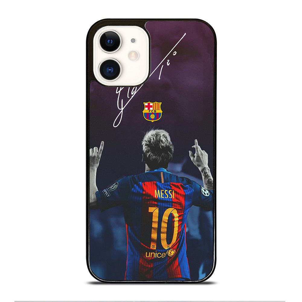 LIONEL MESSI 10 FCB 4 iPhone 12 Case Cover