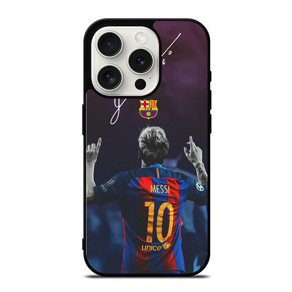 LIONEL MESSI 10 FCB 4 iPhone 15 Pro Case Cover