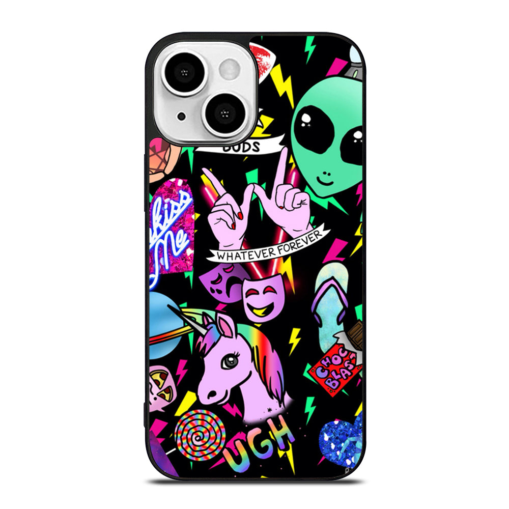 LISA FRANK COLLAGE iPhone 13 Mini Case Cover